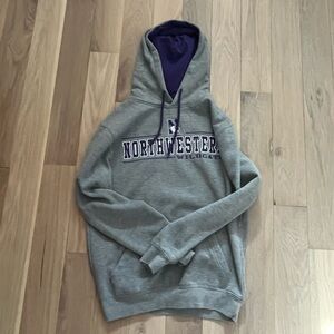 Grey Northwestern Hoodie
